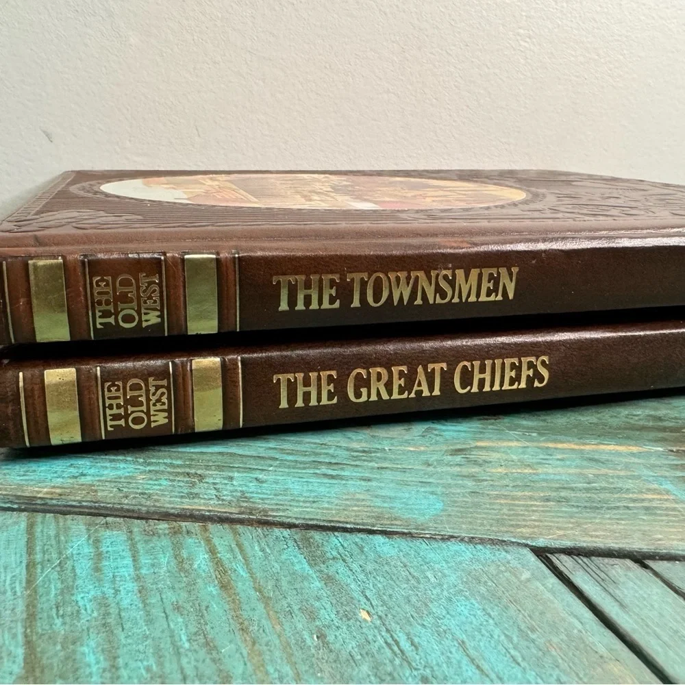 Vintage Lot of 2 TIME-LIFE The Old West Series Leather Hardcover Western Books - Picture 9 of 10